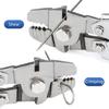 Wire Rope Crimping Tool Stainless Steel Wire Rope Sleeve Crimper Tool Kit Stainless Steel Wire Rope Crimping Plier