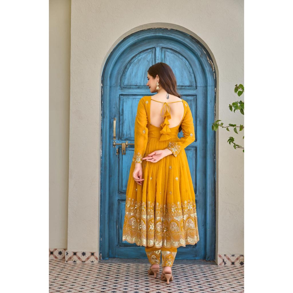 Pakistanischer Indischer Anarkali Salwar Kameez Bollywood Schönes Ethnisch Gekleidetes Anzugkleid