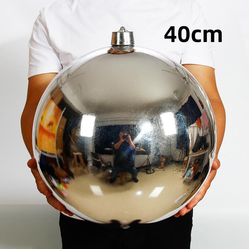 Large and Small Shiny Christmas Ball Tree Decorations