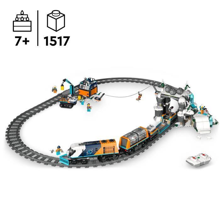 LEGO City 60470 Der Arktis-Entdecker-Express - Spielzeug für Jungen ab 7 Jahren