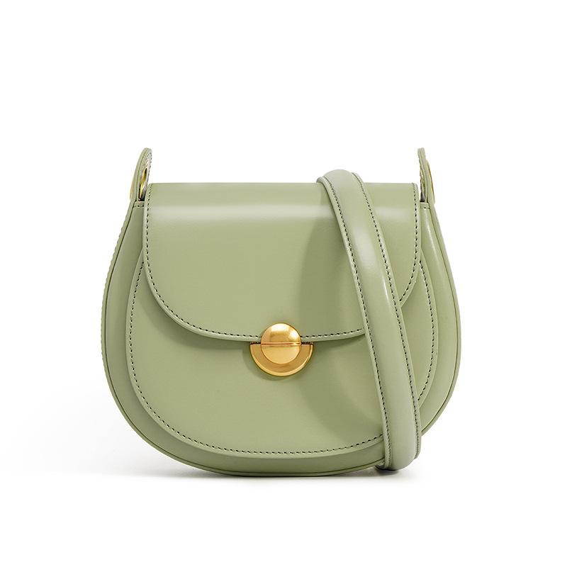 

Новая универсальная нишевая сумка-седло на одно плечо высокого класса, модная маленькая сумка-мессенджер из коровьей кожи, тренд