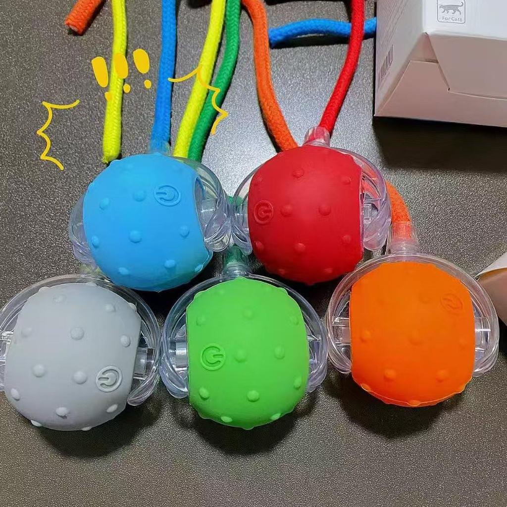 Automatic Dog Walking & Bite Resistant Toy Ball for Pet Exercise & Entertainment
