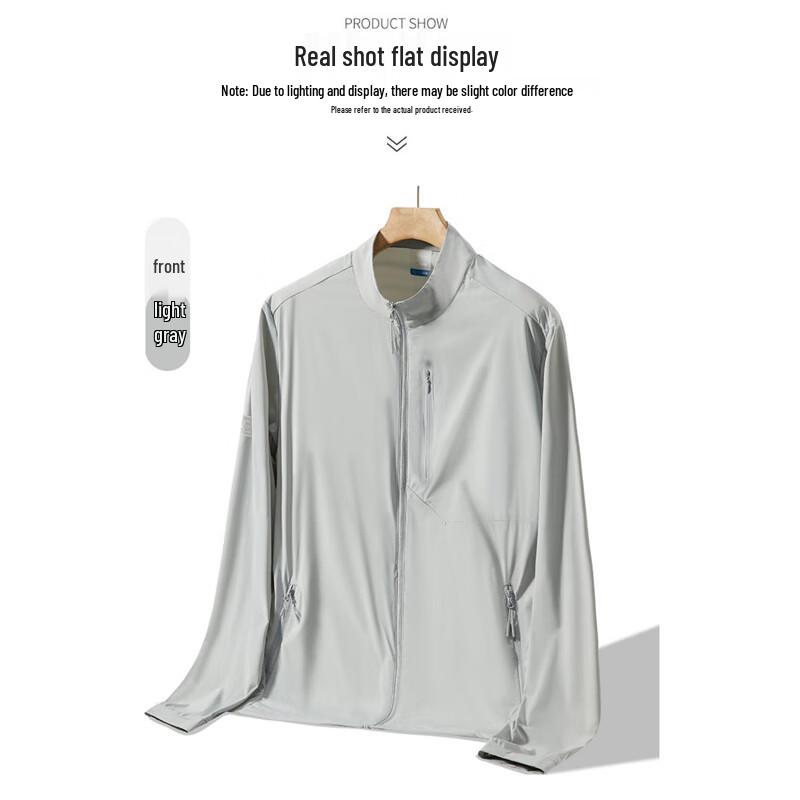 

Men s Sun Protection Jacket with Hood L