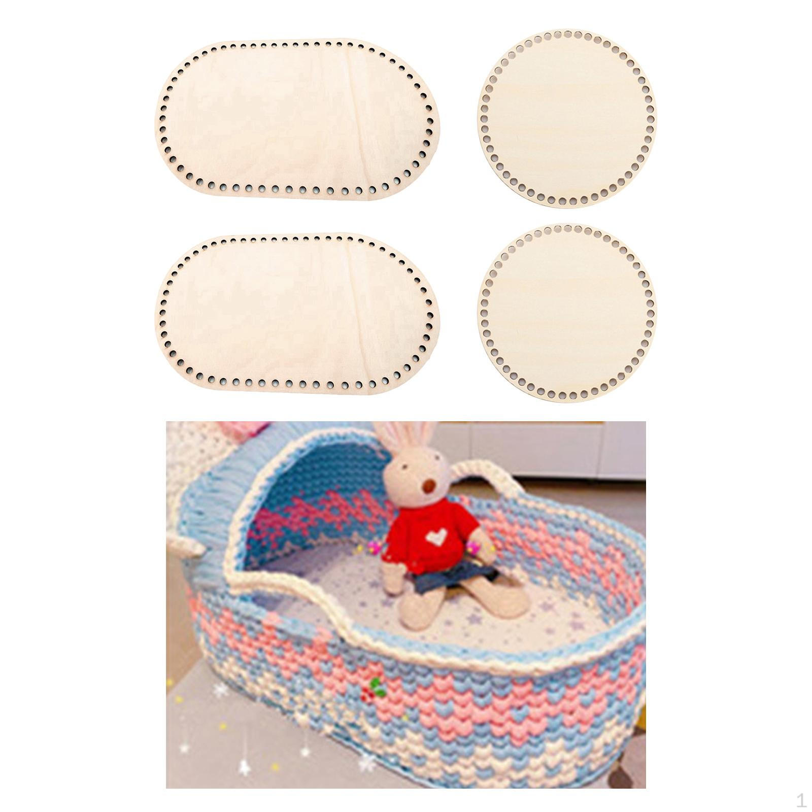 Нижняя вставка-основа для подушки с отверстиями для вязания крючком DIY Set A