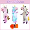 Costume gonfiabile da unicorno carino per Halloween e spettacoli di Natale