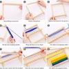 Wood Multiple Craft Loomed Set for Beginner and Experts WithPortable Designs and High Performances Adjustment