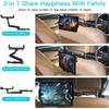 Car Headrest Tablet Mount,Car Back Seat iPad Holder with Foldable Extension Arm,360° Rotating Car Tablet Holder for Kids for iPad Pro, Air, Mini