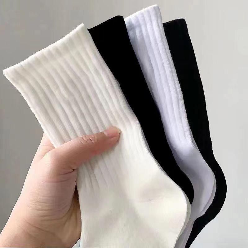 Einfarbige knöchelhohe Herbst/Winter Vielseitige Lange Sportsocken Für Paare