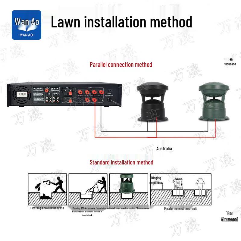 Outdoor Waterproof Stone Landscape Speakers