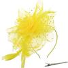 Girls Hoop Bridal Elastic Design Feather Hair Floral Hairpin Flower Headdress