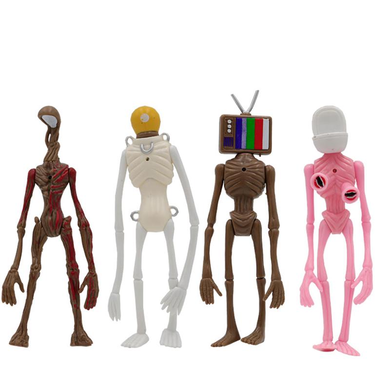 

4 шт. Фигурки Голова Сирены ПВХ Грудь светится Детская коллекция Миниатюры Игрушки Подарок Pink