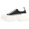 Alexander McQueen Tread Slick Low Lace Up 'Black White' FW21 Women's 611705W4MV21070