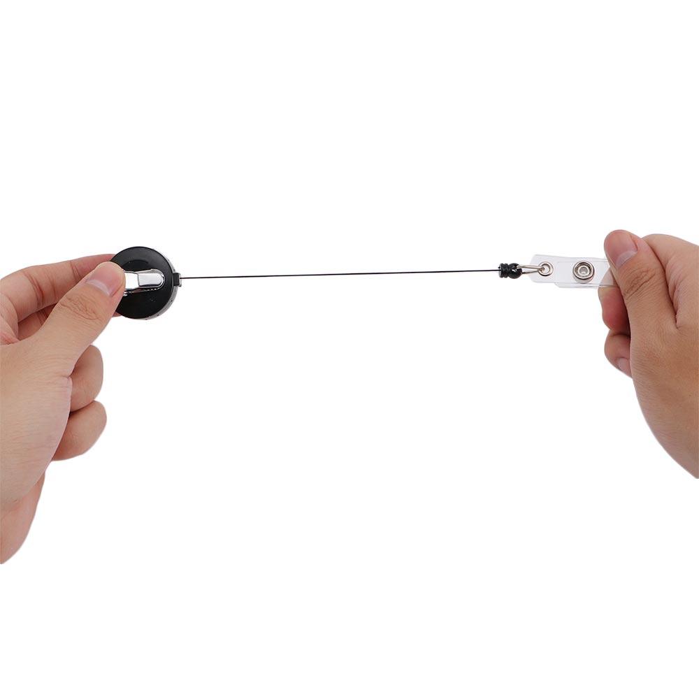 ID Card Badge Holder Clip Name Card Holder ID Badge Holder Key Chain Nurse Doctor Retractable Badge