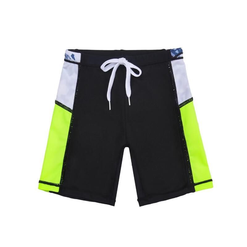 Boys' Fluorescent Long Sleeve Quick-Dry Split Swimsuit