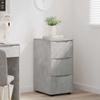 Storage Cabinet Concrete Grey 40 x 48 x 81 cm Engineered Wood