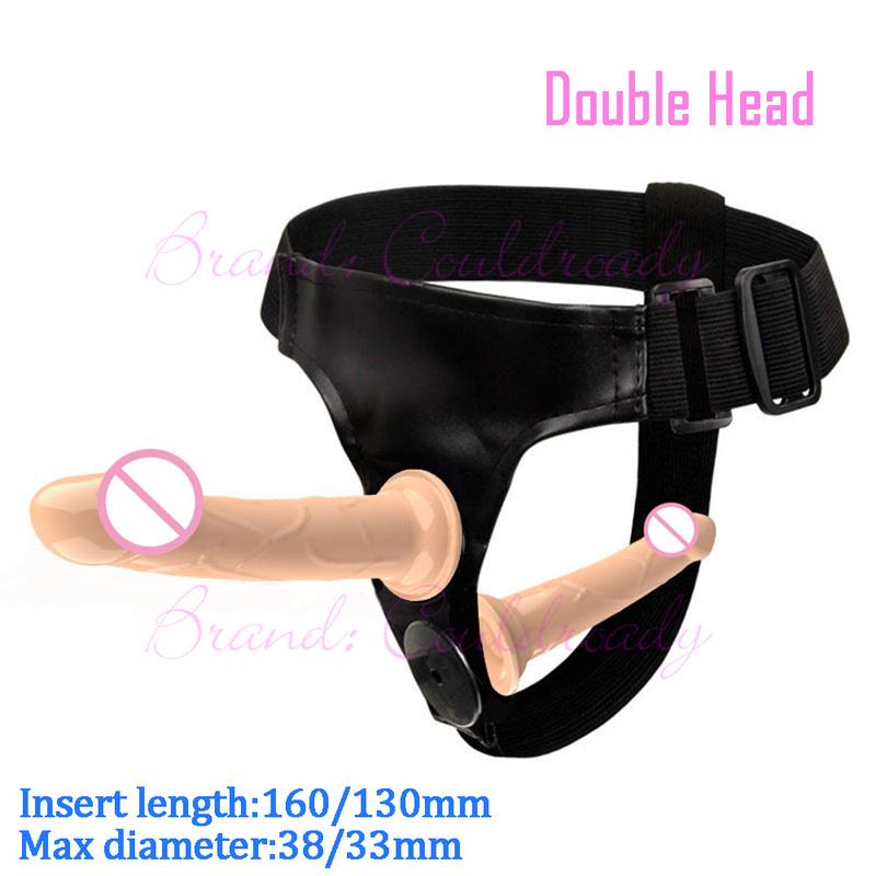 Double Strapon Anal Ultra Elastic Harness Strap On Dildo Lesbian Strap-on Penis Adult Sex Toys For Women