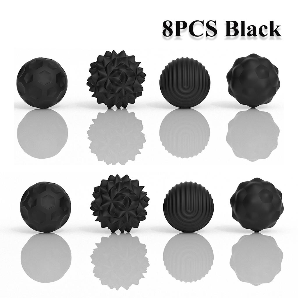 2-8 szt. Silikonowa Magnetyczna Piłka Sensoryczna Magnetyczna Zabawka Sensoryczna Odstresowująca Miękki Masaż Trening Małe Ozdoby Miniaturowy Model