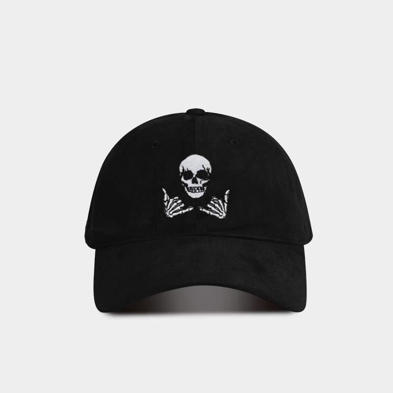 Four Seasons New European and American Cartoon Fashion Embroidery Breathable Personalized Street Trend Sunshade Hat