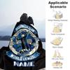 Play Badminton Customize Text Blanket Lightweight Customizable Blanket Warmthful Decor Versatile for Bed Picnics Office Chair Home Decor