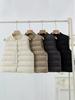 2025 Women's Lightweight Stand-Up Collar Down Vest – Trendy Autumn/Winter Sleeveless Gilet In White Duck Down