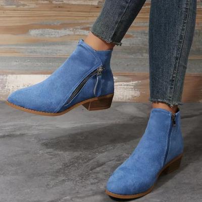 Fashion Women Ankle Boots  Autumn Low Heels Boots Platform Sexy Ladies Khaki Pumps Boots Shoes 2025 New Winter Womens Boots