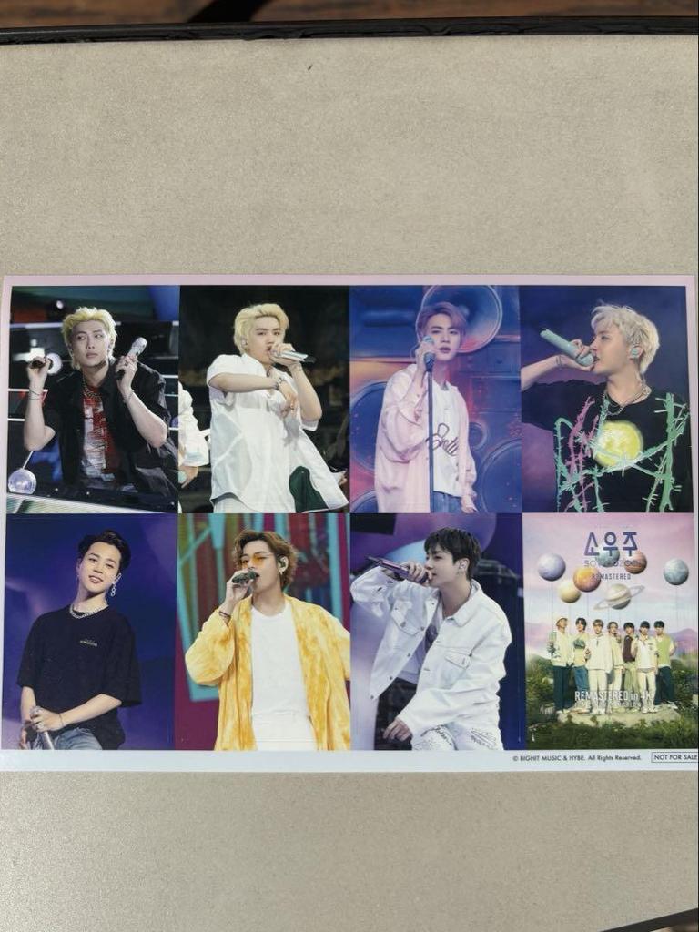 [USED] BTS movie advance ticket bonus stickers - all types