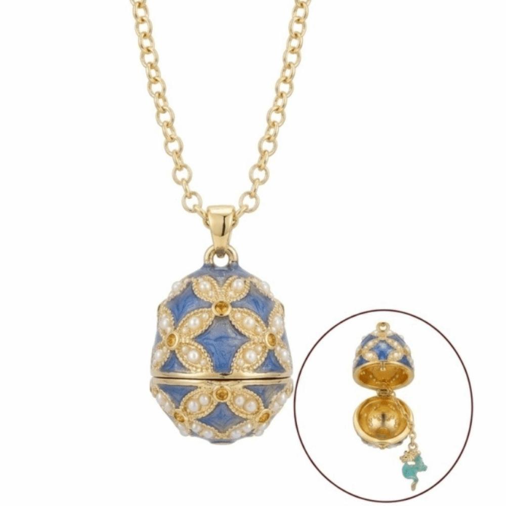 Copper Egg Pendant Necklace Egg Shape Egg Charm Vintage Style Zodiac Necklace Daily Wear