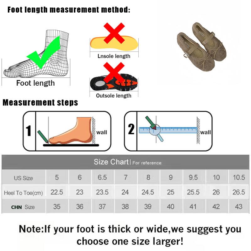 Fashion Fashion Fur Footwear Buckle Strap Women Flats With Shoes Winter Female Shallow Butterfly-Knot Ladies Flats Mary Janes Warm Shoes