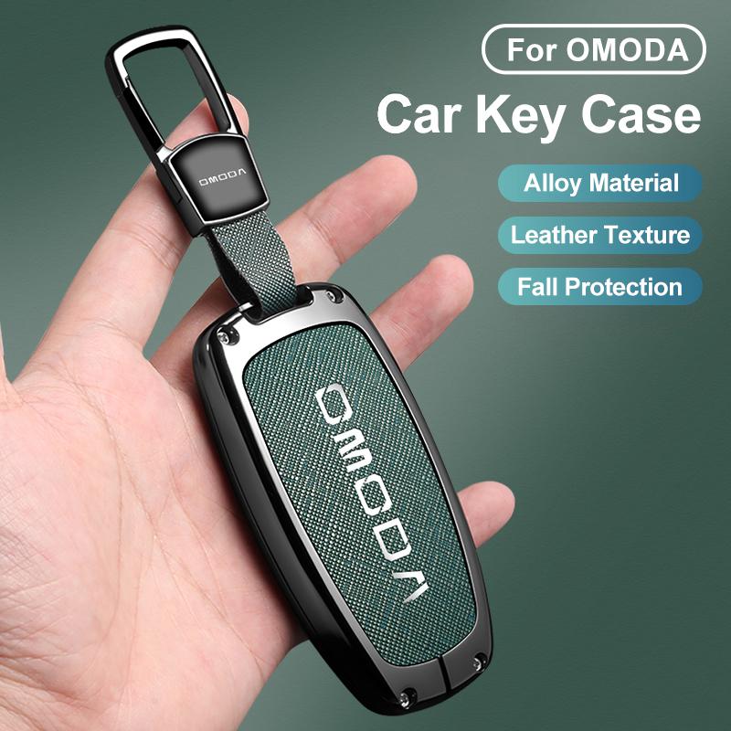 Zinc Alloy Auto Key Fob Cover Case Housing Mount Full Protector Fit For Chery Auto Omoda C5 5 Fx 7 8 Pro Plus Keyless Auto Accessories