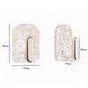 18/27pcs Wall Mounted Wall Hook Transparent Storage Rack Delicate Key Hooks  Home