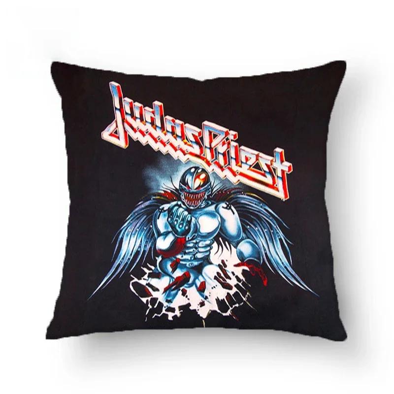 Judas-Priest Kissenbezüge Dekorative Sofakissen Beidseitig bedruckter Kissenbezug 45*45 Kissenbezug Kissenhüllen Zuhause