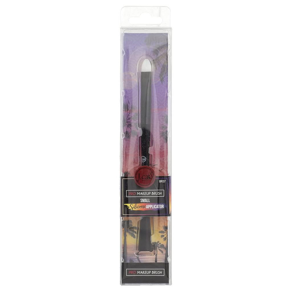 J.Cat Beauty Pro Makeup Brush, Small Silicone Applicator, BR37, 1 Brush