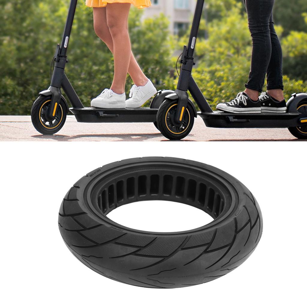 Electric Scooter Tire 10 X 2.5in Rubber Off Road Explosion Proof Solid Tire for Ninebot G30