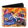 Demon Hunter Pu Anime Cartoon Print Short Wallet Rumi Mira Zoey Saja Storage Bag Birthday Gift