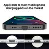 Cell Phone Silicone Dust Plug for iPhone for Android 8Pin Type-C Waterproof Tablet Mobile Phone Charging Port Cover Dust Protector Stopper