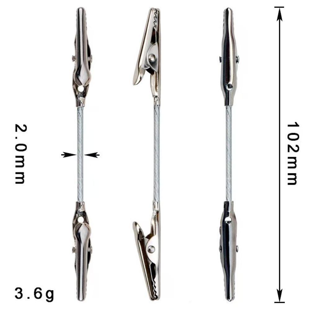 

New Flexible Hose Alligator Clip Double Head Multifunction Desktop Notes Clamp Memo Clip Holder Office