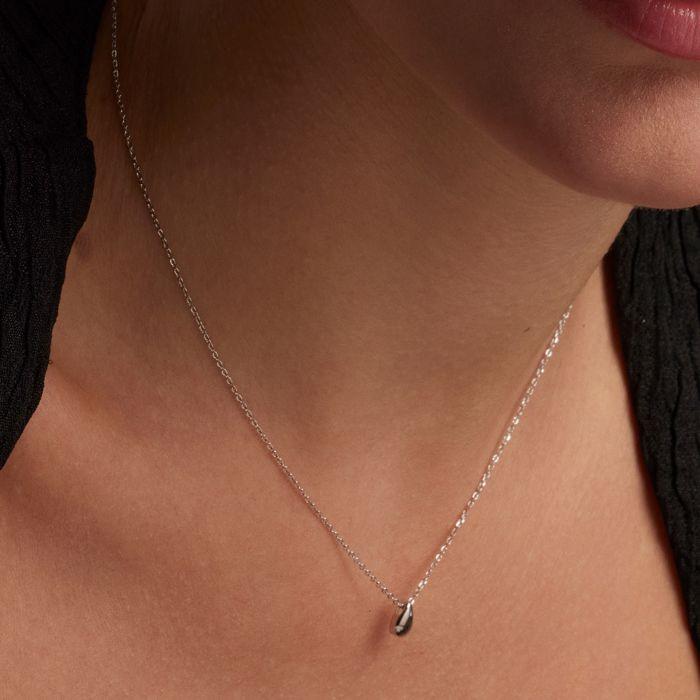 Collier Luxenter en argent 925 finition en rhodié - Heshi