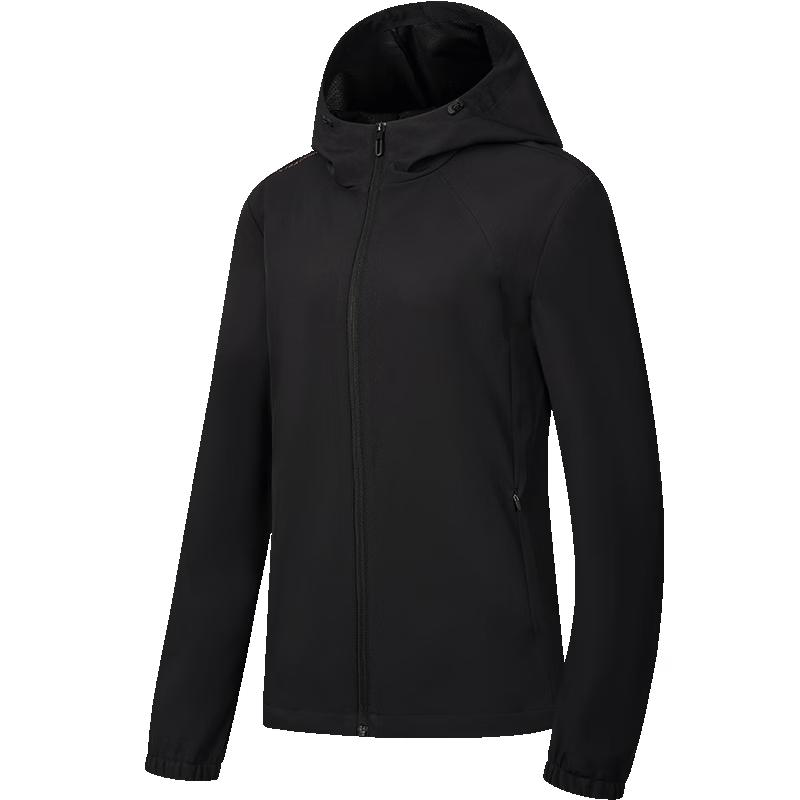 Erke Women's Slim-Fit Windproof Hooded Jacket