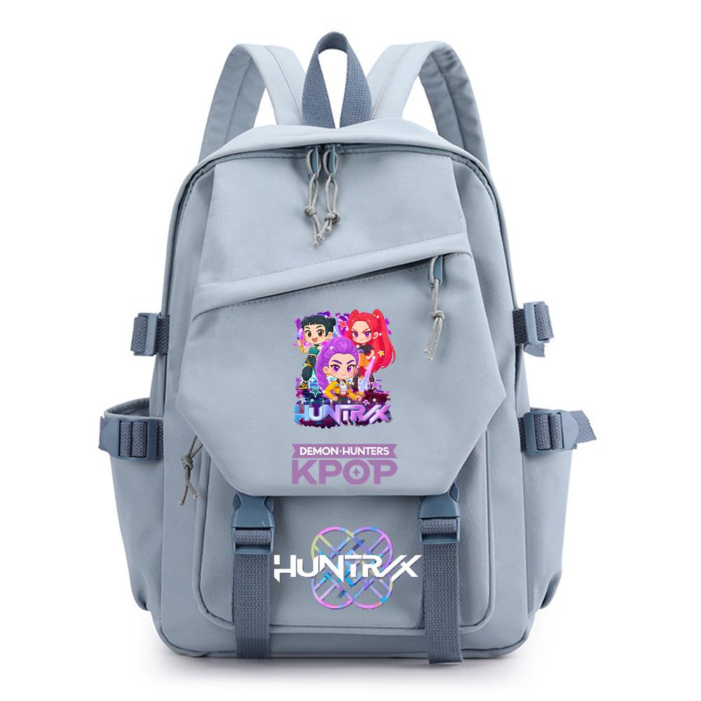 Anime Kpop Dämonenjäger Bedruckter Rucksack für Teenager Jungen Mädchen Schultasche Kinder Schüler Buchrucksack Damen große Kapazität Reisetasche Kindergeschenk Mochila