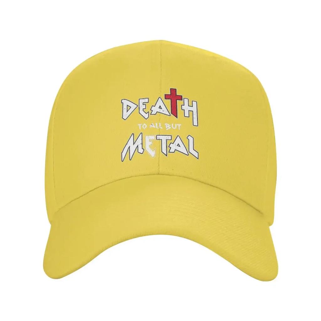 Personalized Cool Death To All But Metal Rock Gift Baseball Cap Unisex Women Adjustable Adult Dad Hat Spring Sun Hat