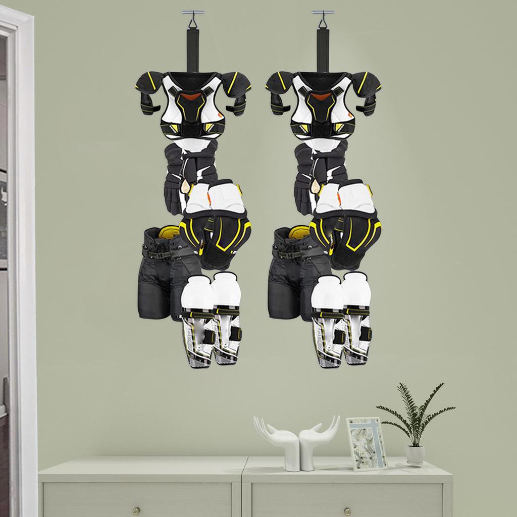 Hockey Equipment Drying Rack Portable Hockey Gear Hanger Ice Hockey Equipment Organizer for Ice Hockey Skating Baseball