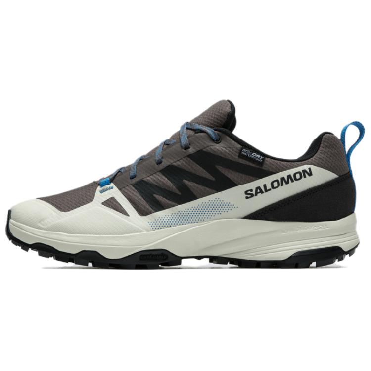 Salomon Saliba WP Comfortable Waterproof Breathable Lightweight Grip Low-Cut Hiking Shoes Men Hiking Shoes Brown 477981