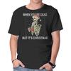 Unisex Crew Neck T-Shirt But It's Xmas Graphic Short Sleeve Casual Tee
