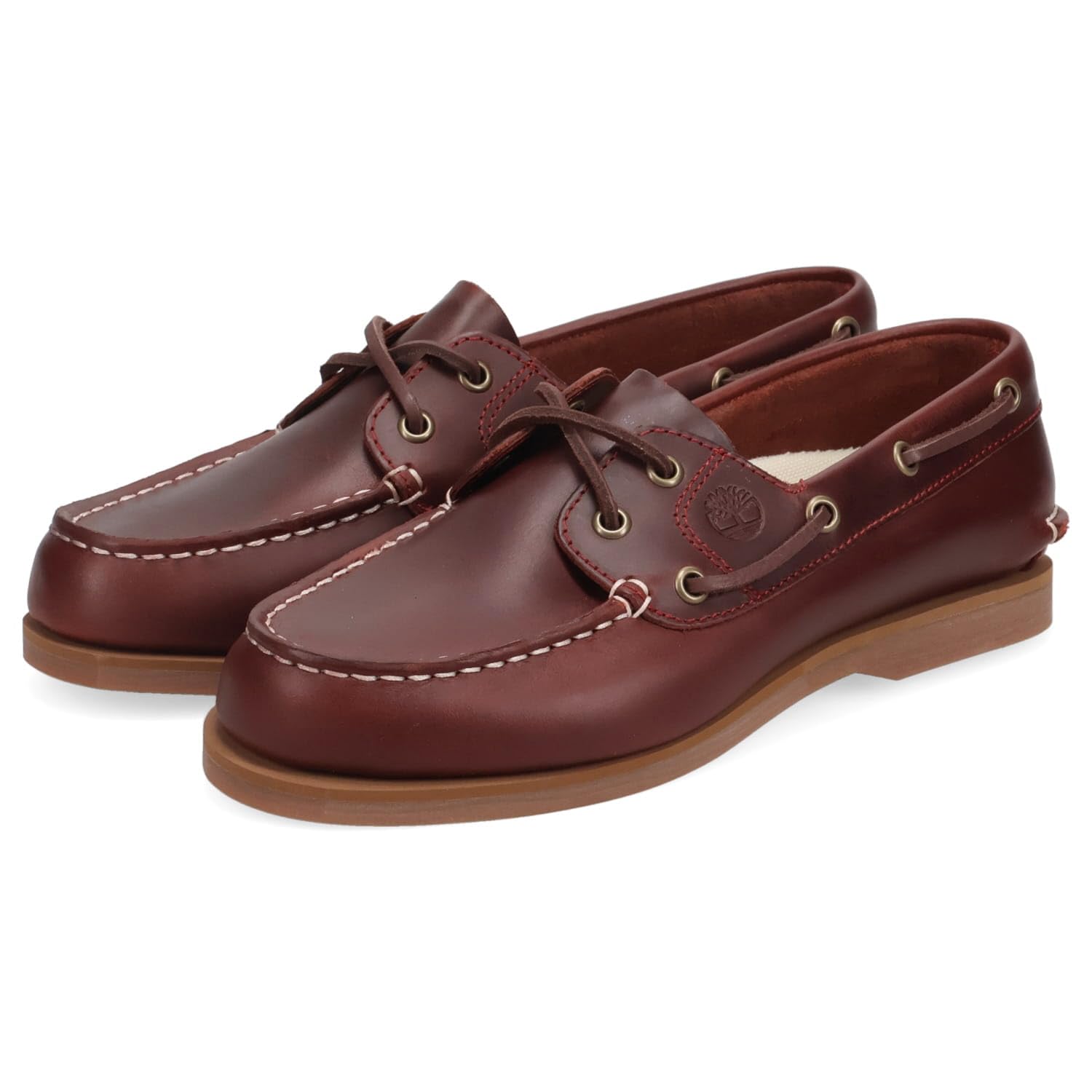 

Женские классические лоферы Timberland с двумя люверсами, винно-красные, размер 22,5 см, A2Q9X-EIW