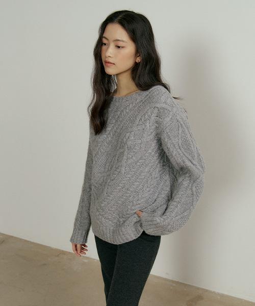 Lingseoul Fishermans Knot Knit-Melange