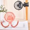 Portable Fan 3 Speeds Clip On Fan with Night Light Small Hand Fan Rechargeable for Stroller Car Seat Treadmill Camping