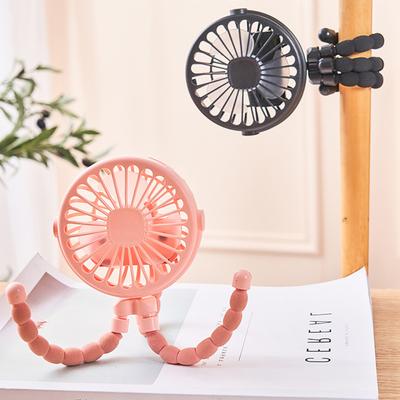 Portable Fan 3 Speeds Clip On Fan with Night Light Small Hand Fan Rechargeable for Stroller Car Seat Treadmill Camping
