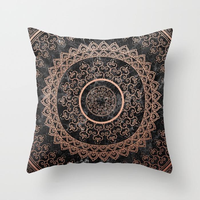 New Mandala Series Ethnic Theme Polyester Pillow Case Cushion Exotic