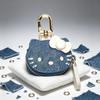 Cute Cartoon Bag Pendant Creative Girl Heart Kt Cat Keychain Mini Stud Earrings Storage Bag