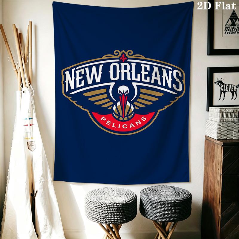 New Orleans Pelicans Tapestry Fashion Print Background Cloth Wall Covering Decoration Work Of Art Homestay Soft Decoration Tapestry